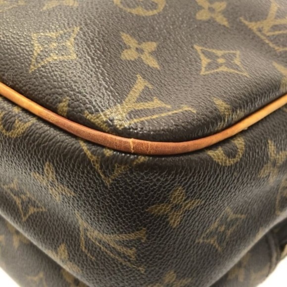 100% Authentic LOUIS VUITTON Reporter PM Brown Monogram Shoulder Bag - Picture 8 of 14